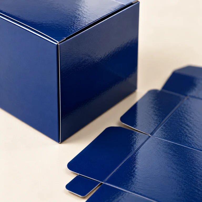 AI-generated gloss lamination concept, close detail view.