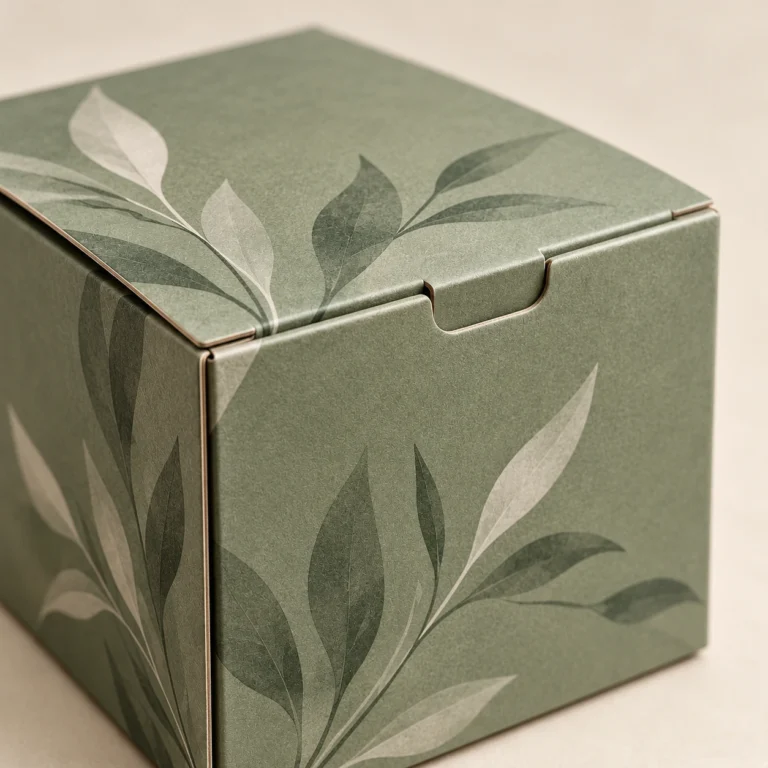 AI-generated matte lamination concept, close detail view.